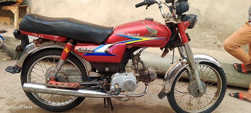 Honda CD 70 14 model bike condition 1