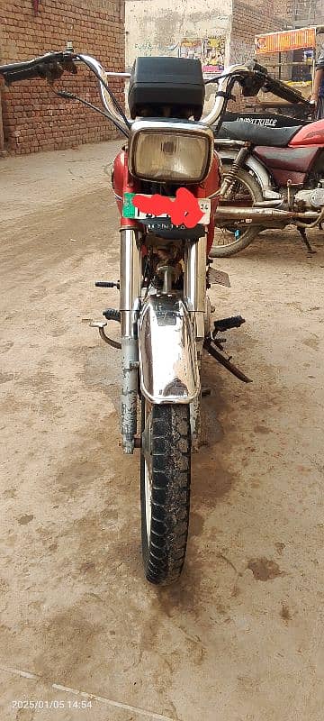 Honda CD 70 14 model bike condition 4