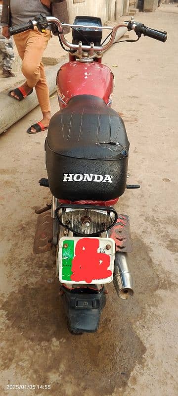 Honda CD 70 14 model bike condition 6