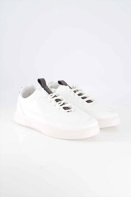 White Mesh Sneakers 0