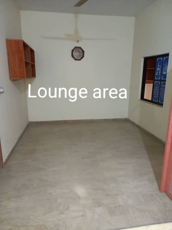 2 bedrooms drawing lounge first floor portion for rent 5