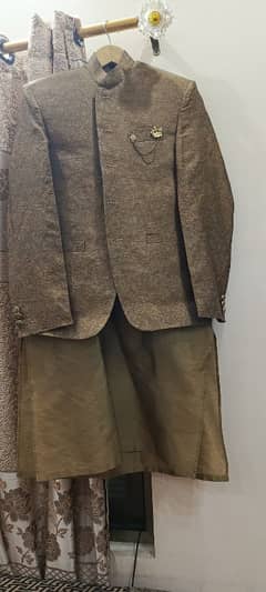 kurta shalwar with prince coat