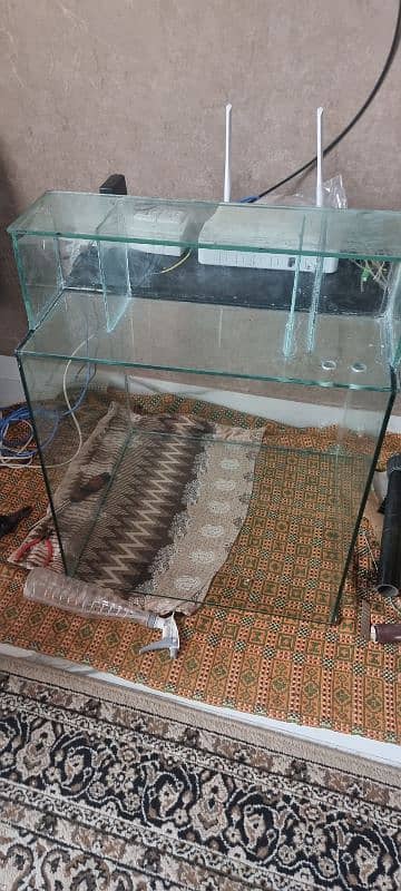 aquarium and all accessories 8mm glass 2