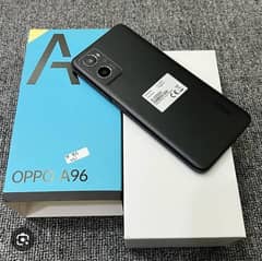 oppo a96 with box charger sath ha good condition 8+4gb 128gb