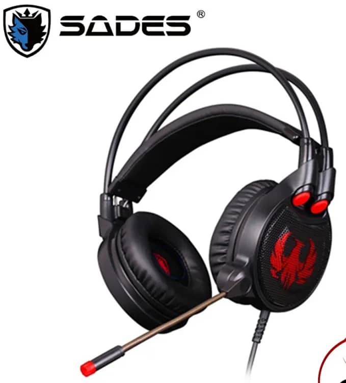 SADES R1 USB 7.1 + Vibration Surround Gaming Headset With Microphone 1