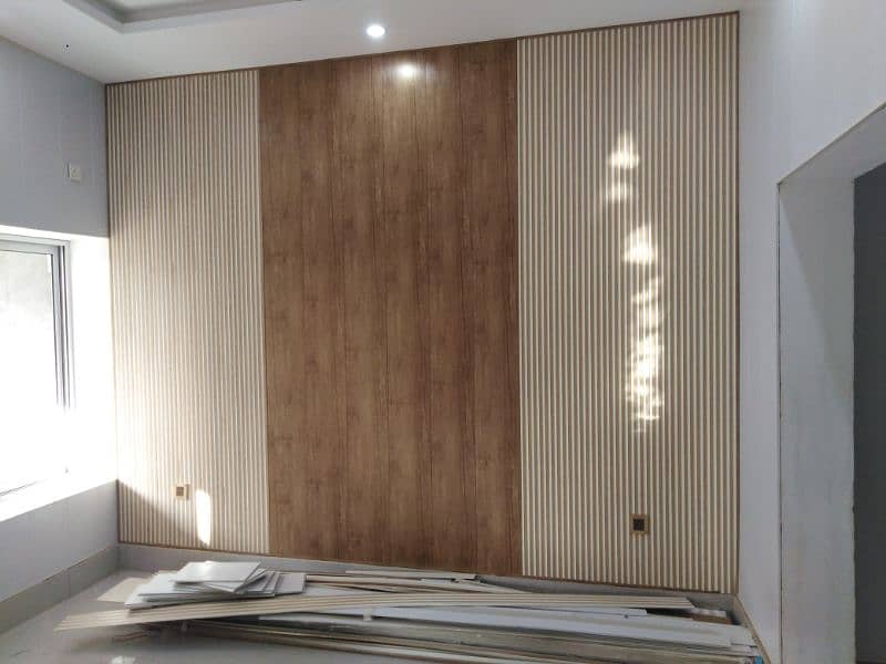 Pvc wall panels Sheets fluted Ceiling Wallpaper Glass Paper Curtain 9