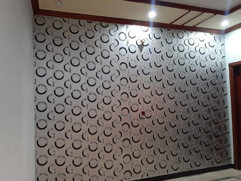 Pvc wall panels Sheets fluted Ceiling Wallpaper Glass Paper Curtain 10