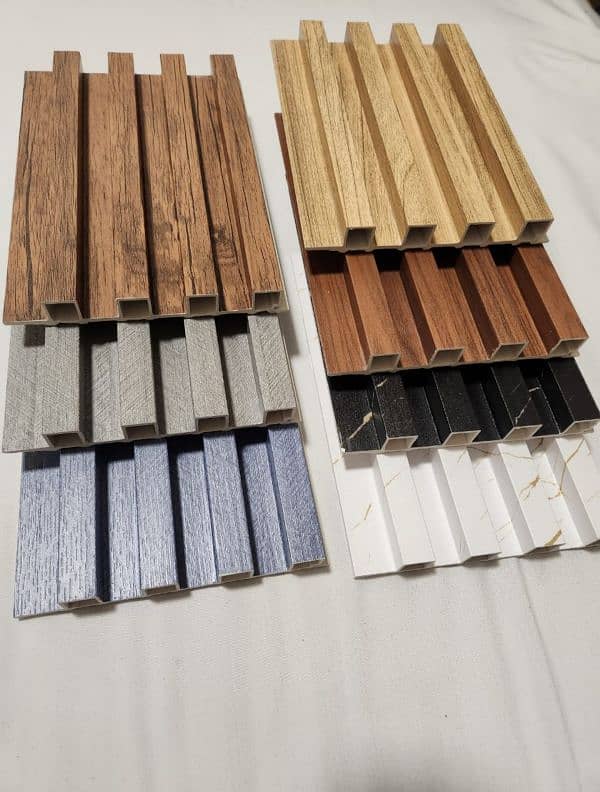 Pvc wall panels Sheets fluted Ceiling Wallpaper Glass Paper Curtain 14