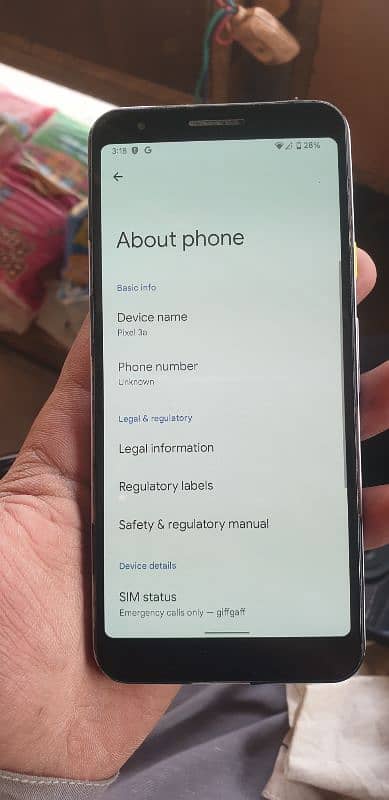 Google pixel 3a pta approve 6