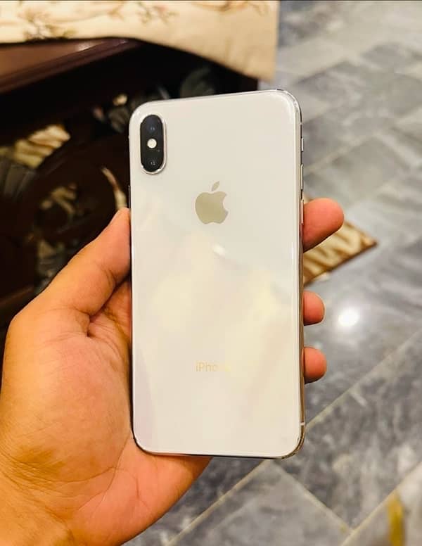 iphone x 256 gb pta approved box and charger 2