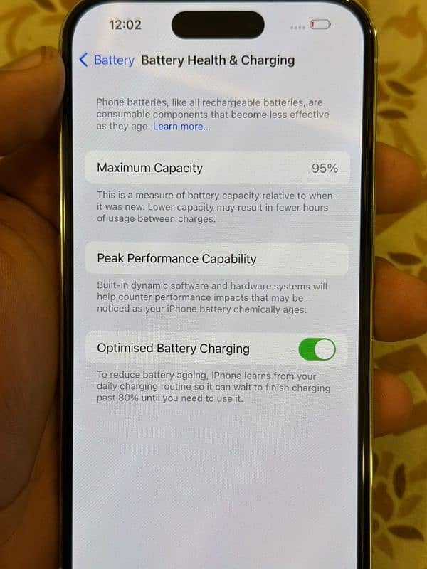 I phone 14 Pro PTA Aproved 256 GB 95% BH 5