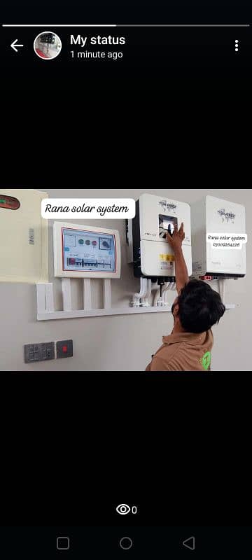 Rana solar system installation 2