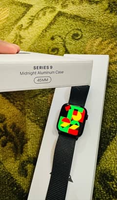 Apple Watch Series 9 - 45mm, Midnight Sport Band - Excellent Condition