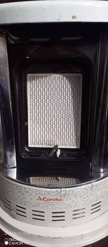 Gas heater new condition large size white colour 0