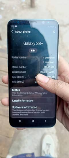 Samsung S8 Plus 4/64gb urgent sale