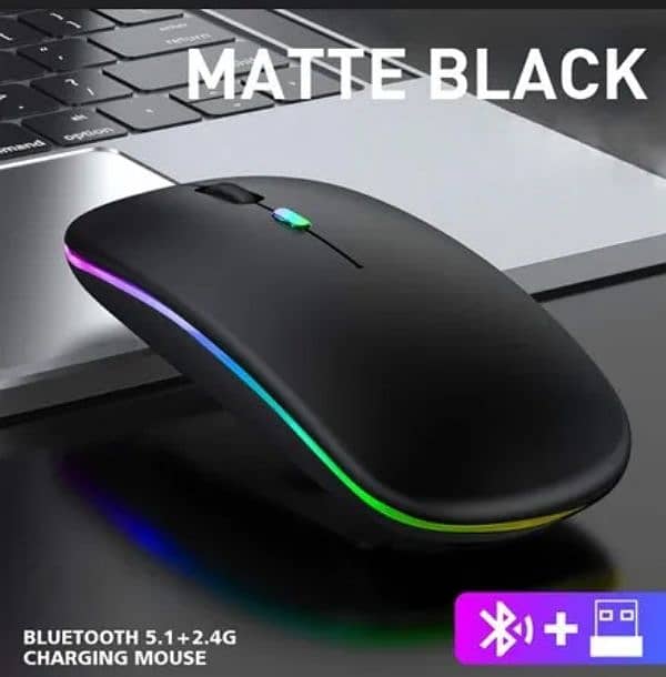 Hp 7G Wireless Mouse RGB Rechargeable 2