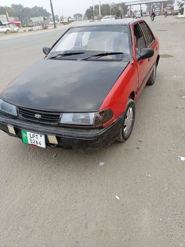 Hyundai Excel 1993 Lahore number 0