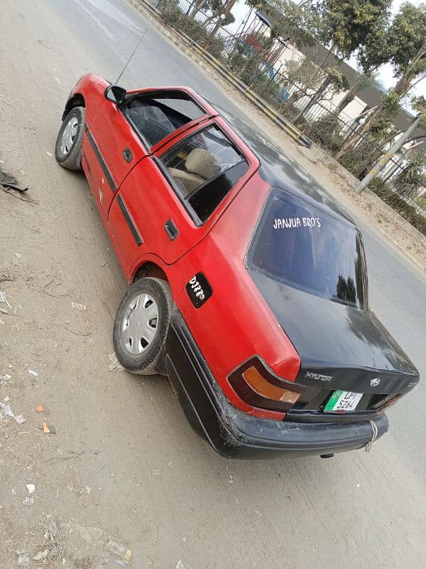 Hyundai Excel 1993 Lahore number 1