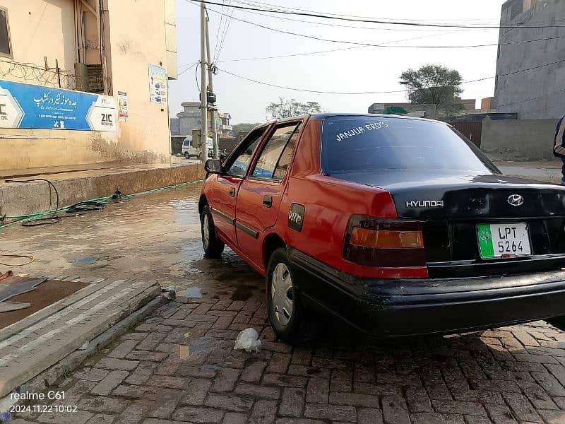 Hyundai Excel 1993 Lahore number 4