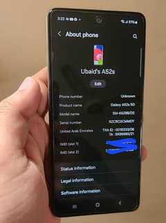 SAMSUNG A52S 5G