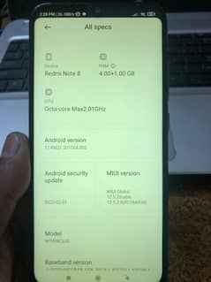 REDMI NOTE 8 FOR SALE OFFICIAL PTA APPROVED URGENT