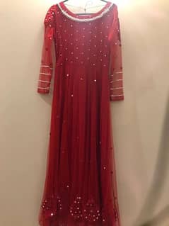 red party wear dres formal