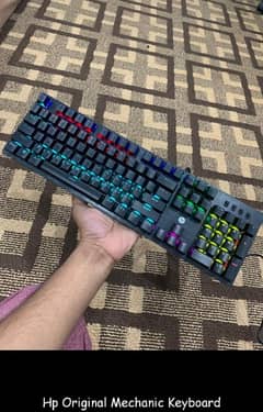 Mechanical keyboard with rgb lights