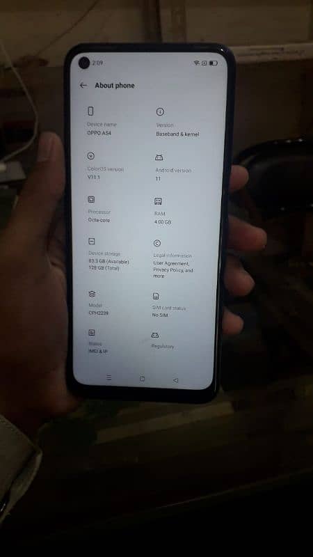 oppo a54 4/128  best condition 3