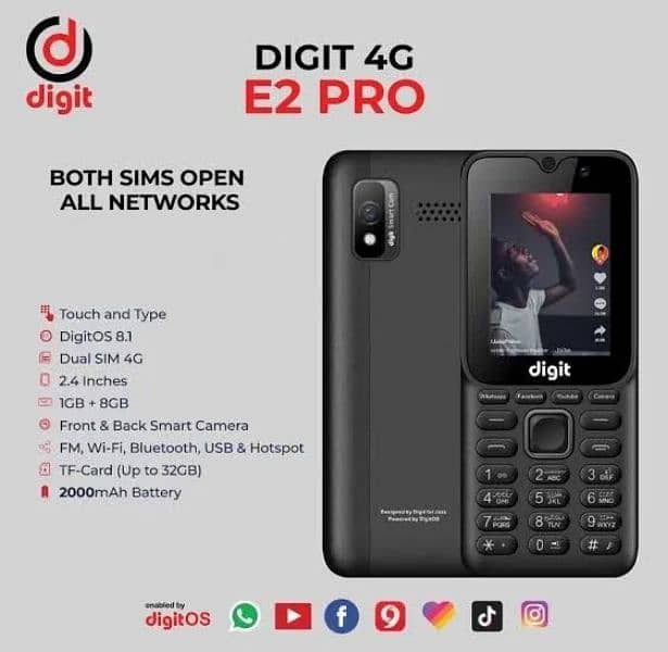 jazz Digit e2 pro 4g Mobilebfor cell 0