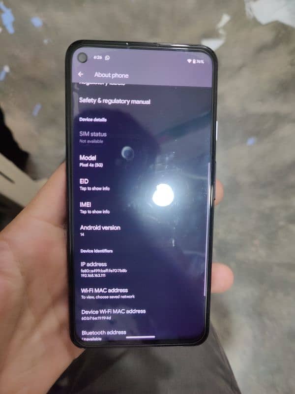 Google Pixel 4a 5G 10/10 with complete Box 4