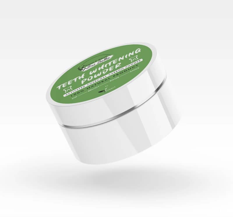 Teeth Whitening Powder - Herbal with Neem and Mint Extracts 2