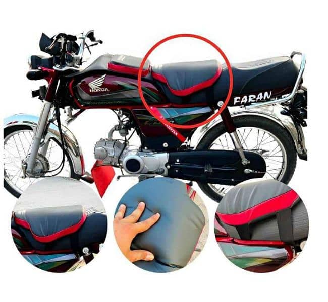 Double Stitch Water Proof Bike Seat Cushion free delivery 1