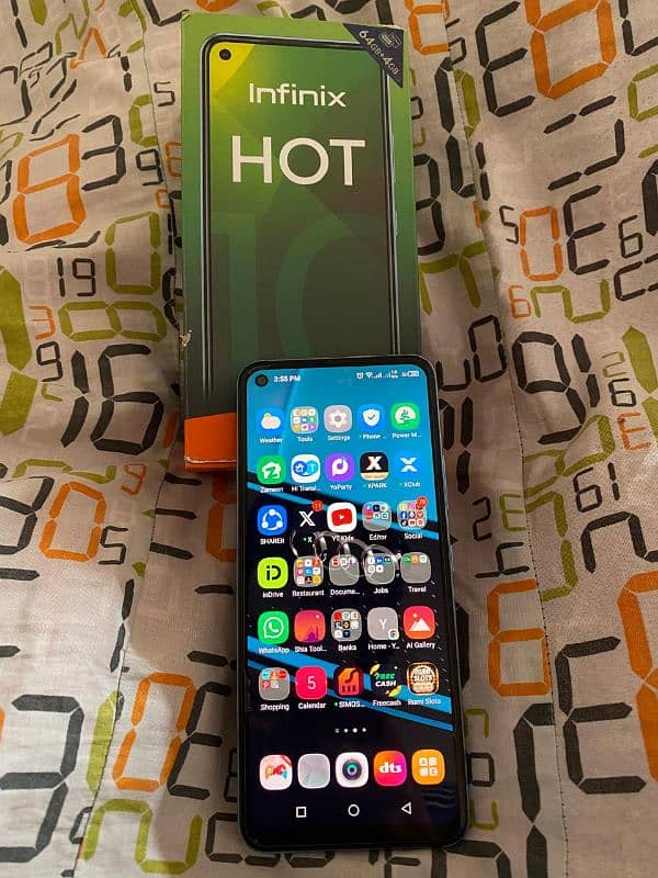 infinix hot 10 with box 3