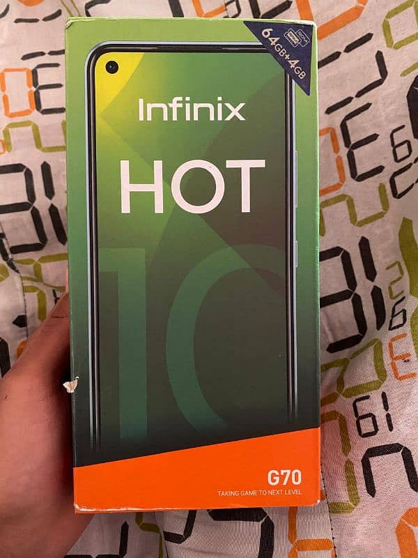 infinix hot 10 with box 5