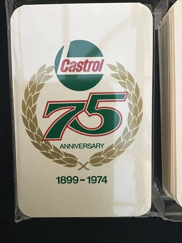 Vintage Castrol board Playing cards deck 1974 1