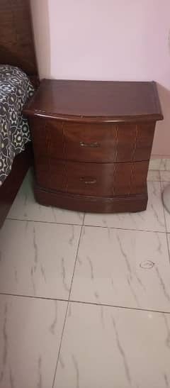 2 side tables one dressing