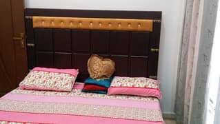 double bed with mattress for sale