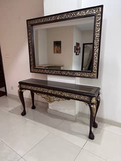 Victorian Console with Mirror