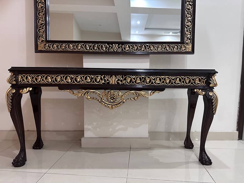 Victorian Console with Mirror 2