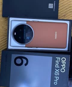 oppo find x6 pro good condition with full box 16/512 offucial pta