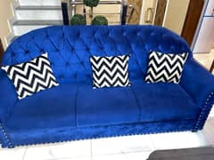 selling best sofa set colour dark blue with trend design