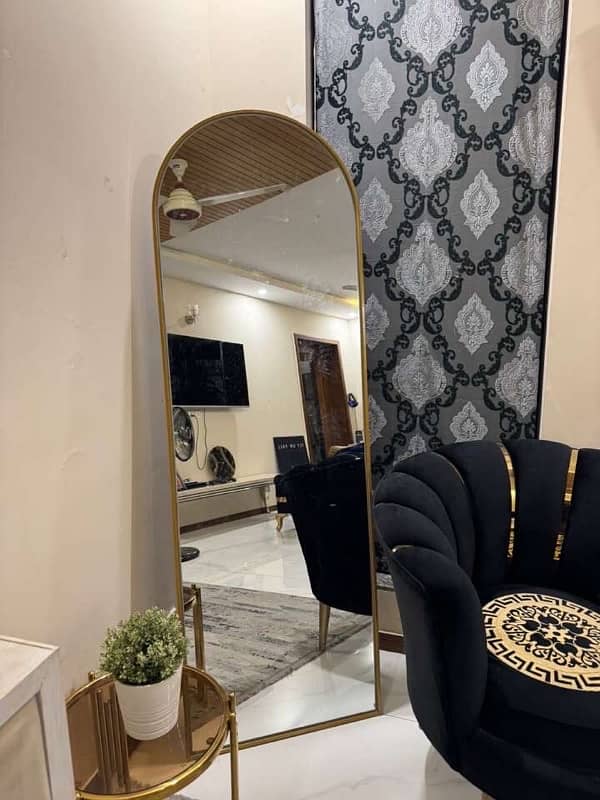 Full lenght mirror standing mirror arch mirror mirror with stand 0