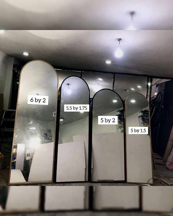 Full lenght mirror standing mirror arch mirror mirror with stand 4