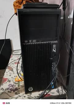 Gaming Setup PC HP Z230 I5 4th Gen Rx 590 8GB