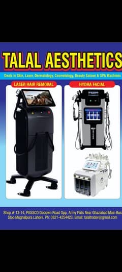 Hydra facial machines available with Training