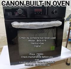 OVEN CANON BUILTIN IN NEW CONDITION