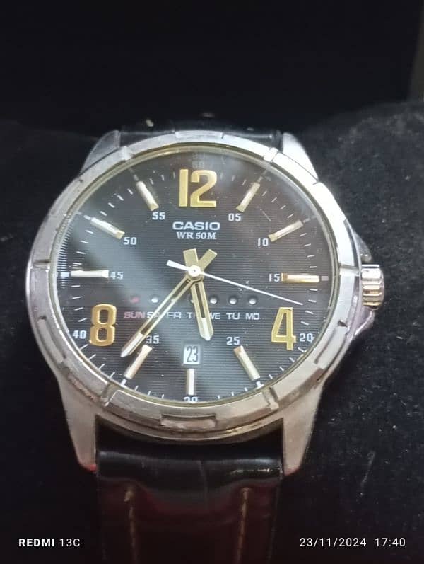 Casio WR50 M Japan watch  Dubai 1