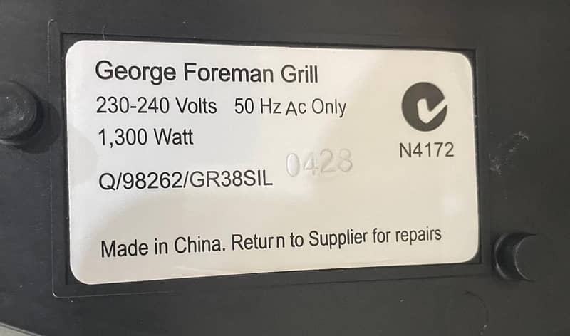 George Foreman Grill / Fat Reducing Machine / Healthy Electric BBQ 3