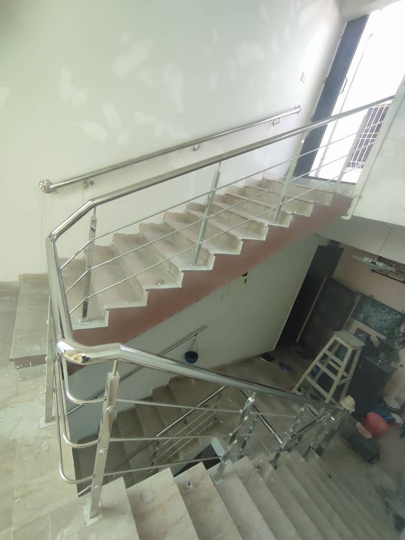 stainless steel railing Gate / Doors/ / Frames/ Stairs /  / Glass / 2