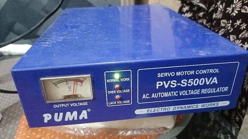 Servo Motor Stabilizer 500VA 0